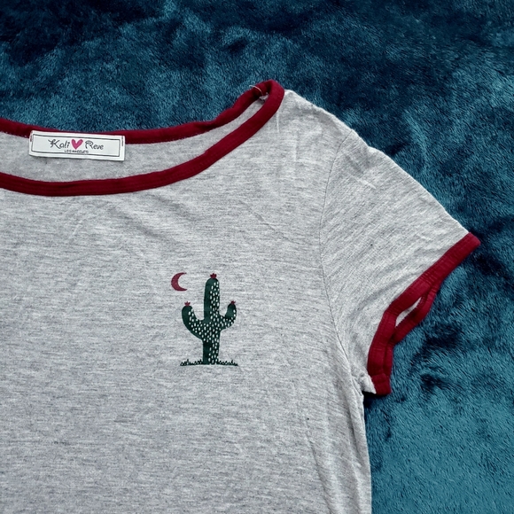 Cactus Ringer Tee - Picture 2 of 3